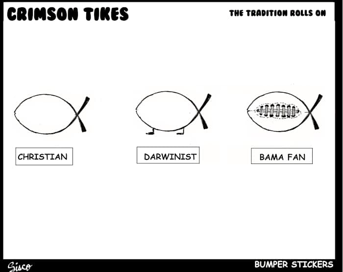 Crimson Tikes: Bumper Stickers